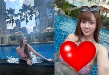 短今比基尼被嫌「阿嬤花色」！一換上暴力身材讓粉絲都跪了