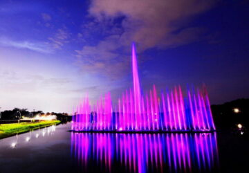 迎接仲夏日！-嘉市蘭潭音樂噴泉6／21恢復演出