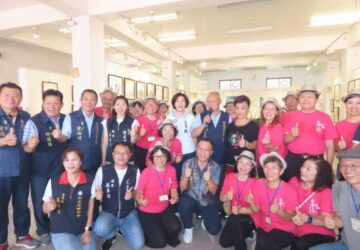 嘉縣新港樂齡國畫班成果展　奉天宫雲霄寶殿開展