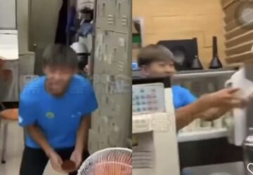 清心福全也出事！店員徒手丟茶凍、玩拋接影片曝光　火速遭停業