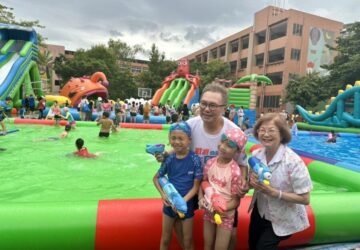 黃振輝、呂秀金支持夏日勁涼派對　親子共創幸福回憶