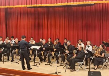 以樂會友！北市名聲樂團與嘉市勇壯樂團同台坐無虛席