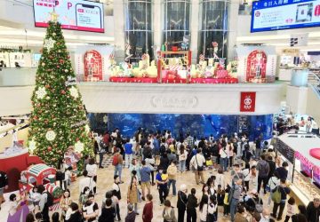 大葉高島屋30傳愛聖誕點燈　超萌童趣光芒聖誕村熱鬧登場