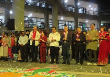 中正大學舉辦排燈節慶祝活動　點燈儀式照亮國際文化交流