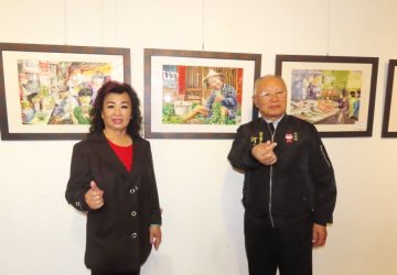梅嶺獎獲獎作品新港奉天宮展出　日本天皇御壽牌同步亮相