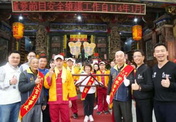 嘉市大天宮五穀王廟恢復百年「迎春平安祭典」活動