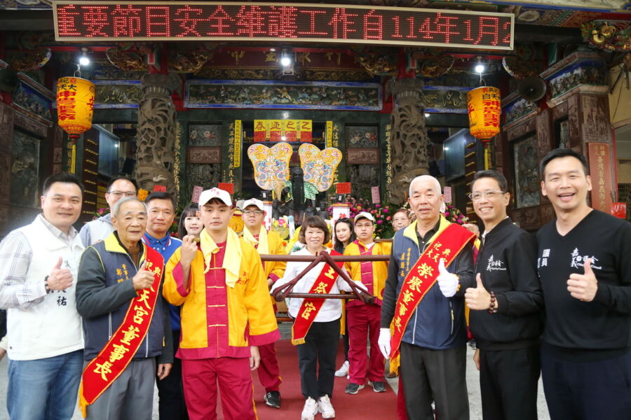 嘉市大天宮五穀王廟恢復百年「迎春平安祭典」活動