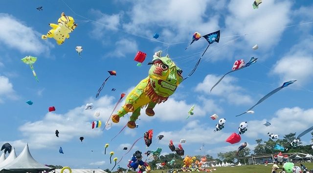 台灣風箏創意躍上國際舞台 馬來西亞巴西古當風箏節驚豔