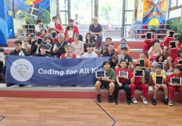 4名國際生結合資策會、華碩基金會　送愛到阿里山偏鄉學校