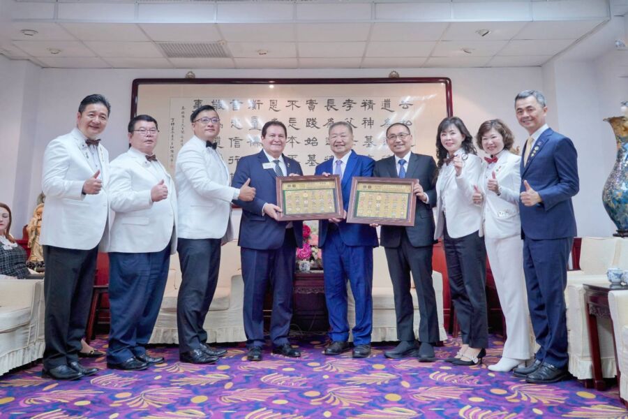 國際獅子會總會長法布雷西奧·奧利維拉訪台　拜會雙北市長、推國際公益交流