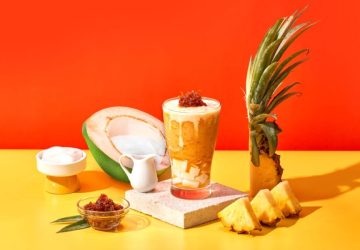 鳳梨尬椰乳秒到南洋！1955阿義推沁涼飲品　＋10元再送一杯