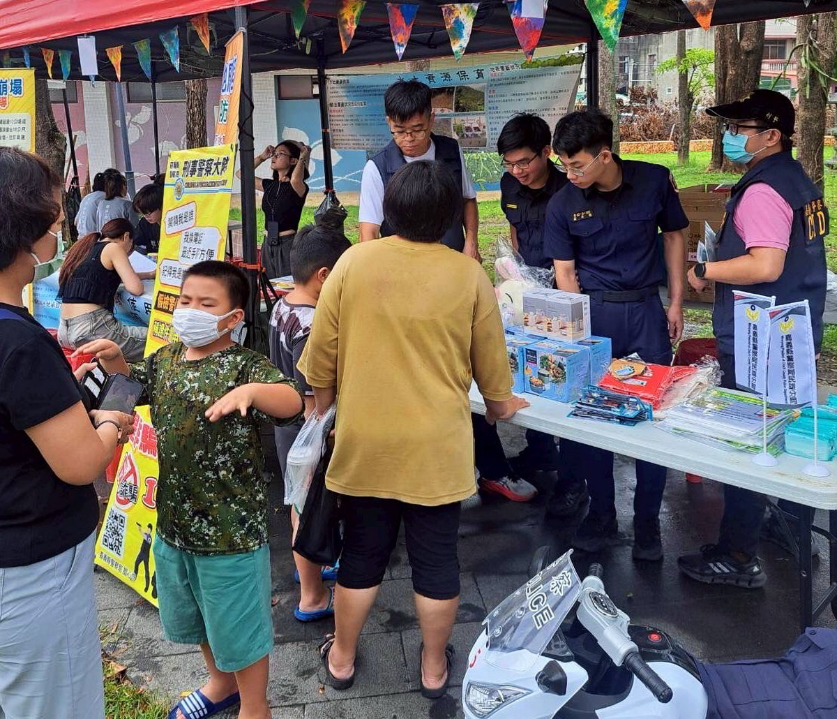 嘉縣民雄警小小警察識詐體驗活動　強力宣導散播反詐騙