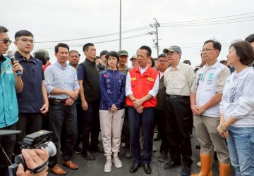 卓榮泰院長南下嘉義縣勘災　中央地方攜手推動系統化治水