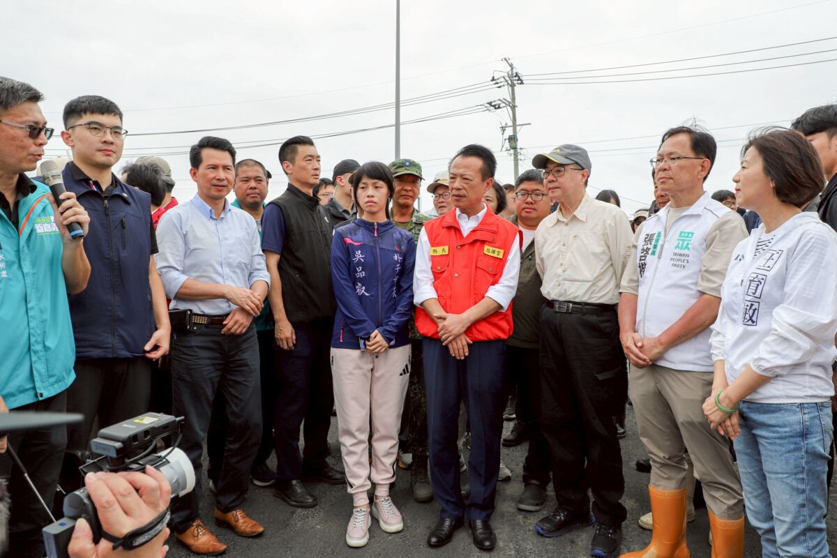 卓榮泰院長南下嘉義縣勘災　中央地方攜手推動系統化治水