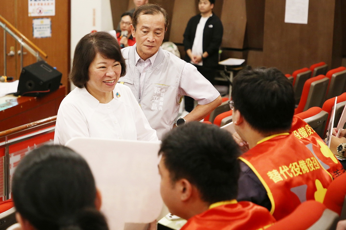嘉市替代役男防災訓練啟動　市長黃敏惠：強化城市防災韌性