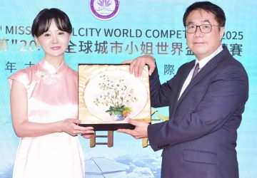 張如君率國際選美佳麗讚聲台南　黃偉哲歡迎體驗府城之美