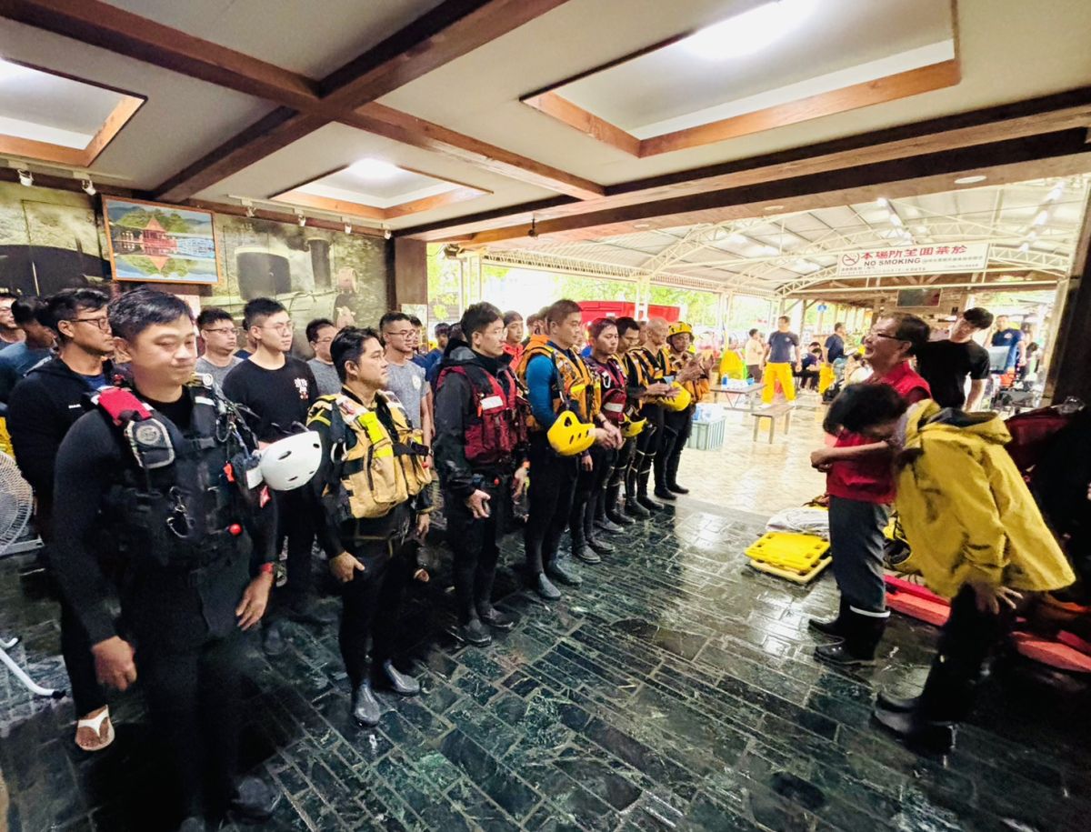 台東消防第一時間挺進災區　以行動守護生命