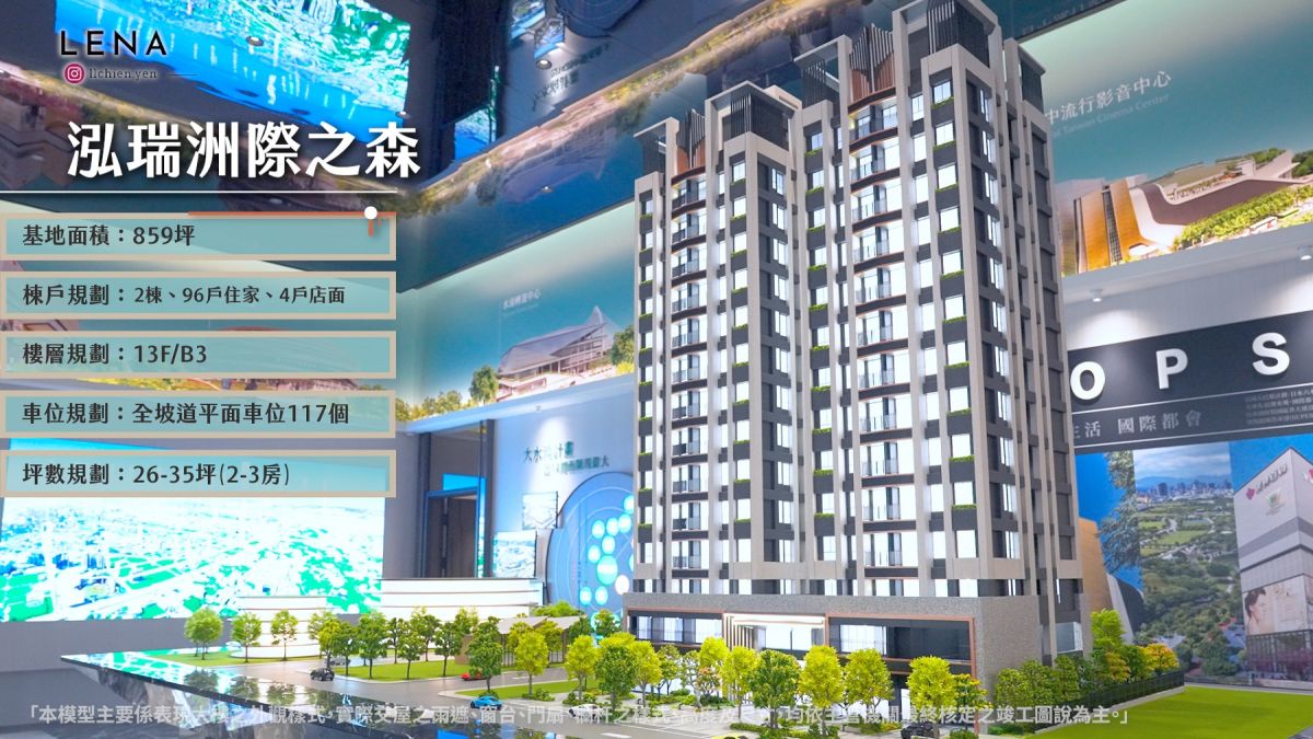 十四期燙金中軸洲際路！「泓瑞洲際之森」銜接利多啟動期