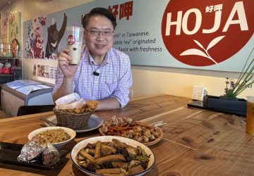 林右昌德州無人車初體驗　異地品嚐台灣味排骨飯感動到哭