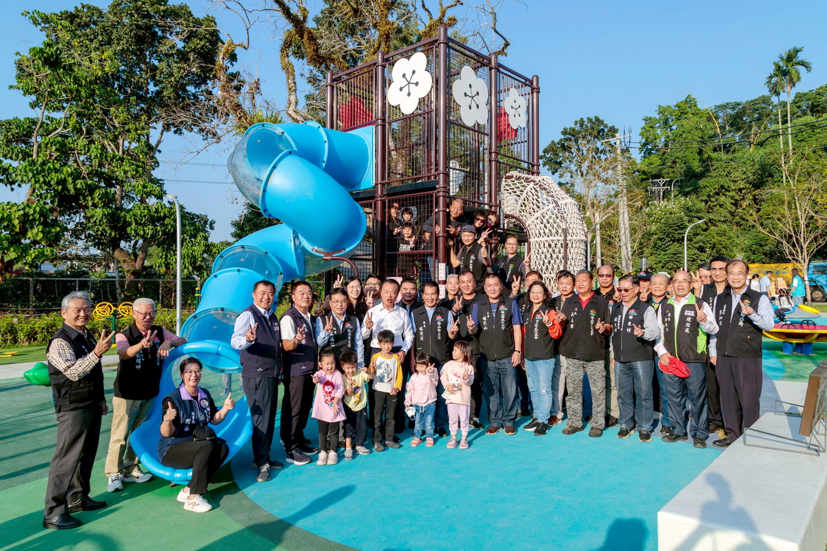 嘉縣梅山親子公園完工　老幼共融休閒好去處