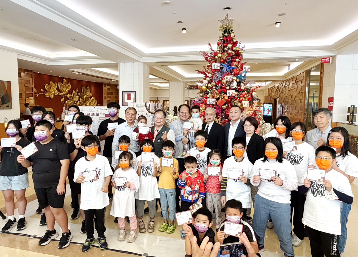 耐斯王子大飯店第19屆聖誕心願卡啟動　一起為孩子點亮希望