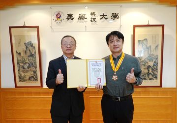 吳鳳科大消防系副教授黃奕豪　榮獲國際傑出發明家國光獎章