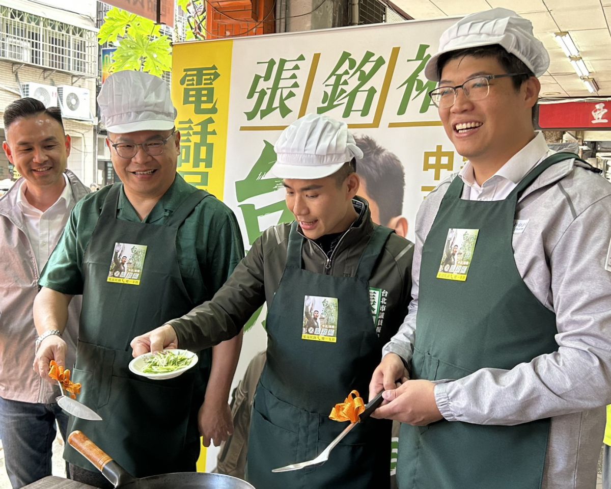「台派戰鬥雞」張銘祐成立服務處　炒米粉致敬民主拚初選