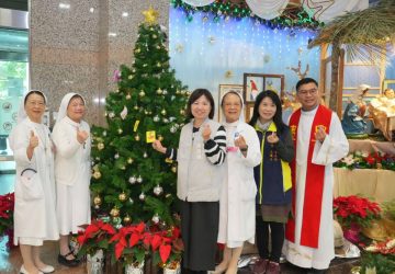 聖馬爾定醫院點亮聖誕馬槽祈福儀式　送上平安與祝福
