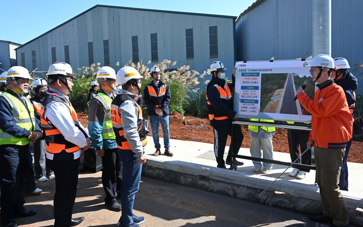 林口a3道路進度逾八成 侯友宜:明年完工通車