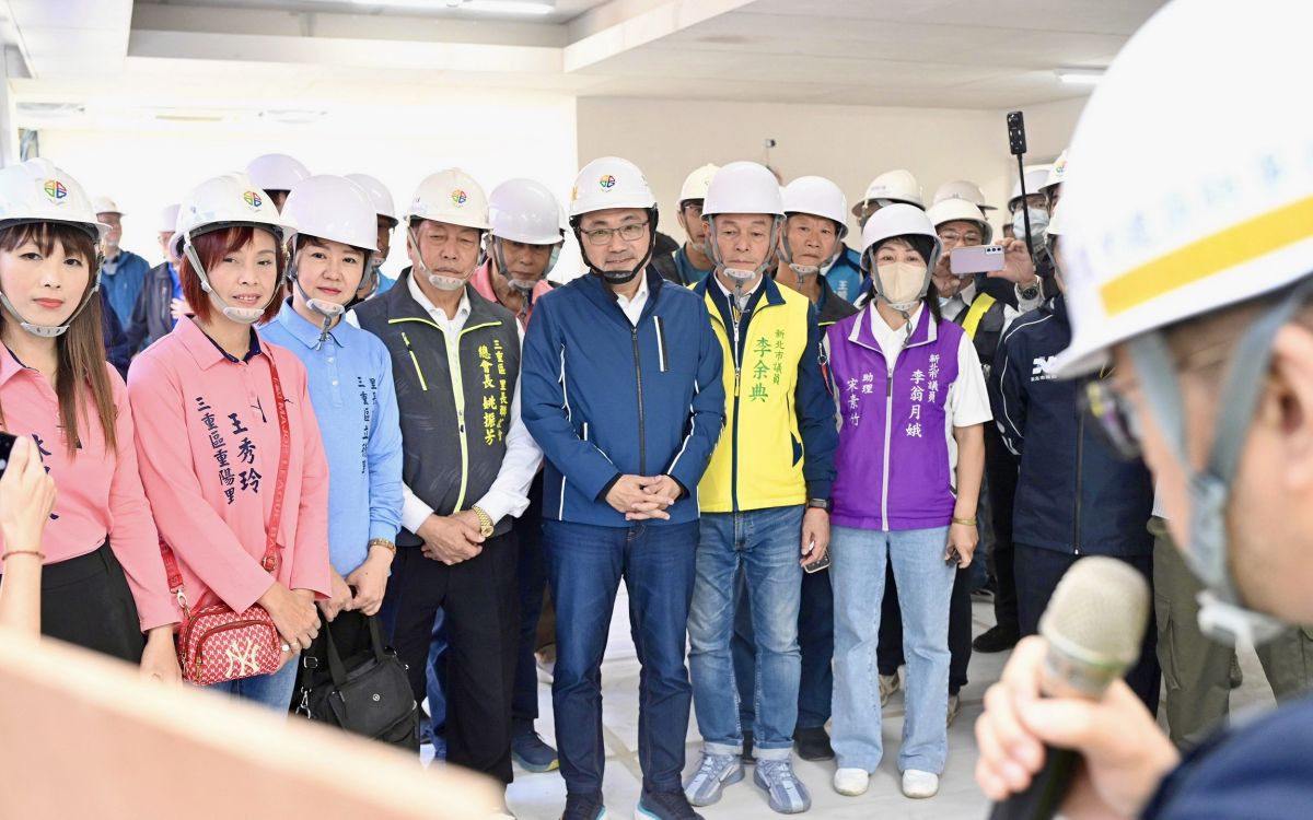 三重玫瑰立體停車場進度超前　侯友宜拚明年5月完工