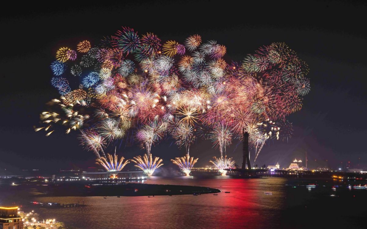 新北河濱翻轉全齡樂園　侯友宜邀共賞-1314跨河煙火