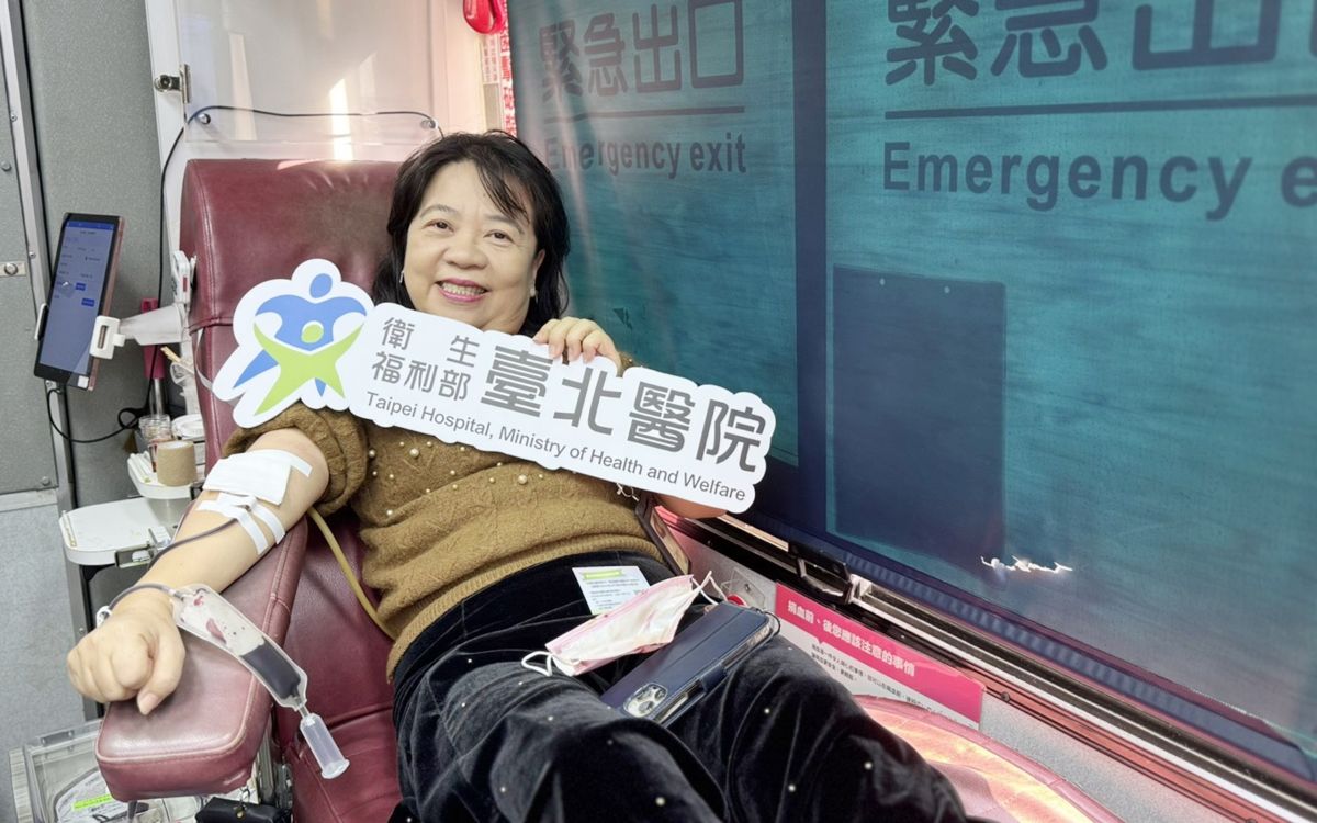 寒冬血庫告急　臺北醫院攜手獅子會號召熱血助人