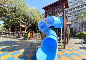 板橋玫瑰公園新遊戲場啟用　親子共融玩樂新地標