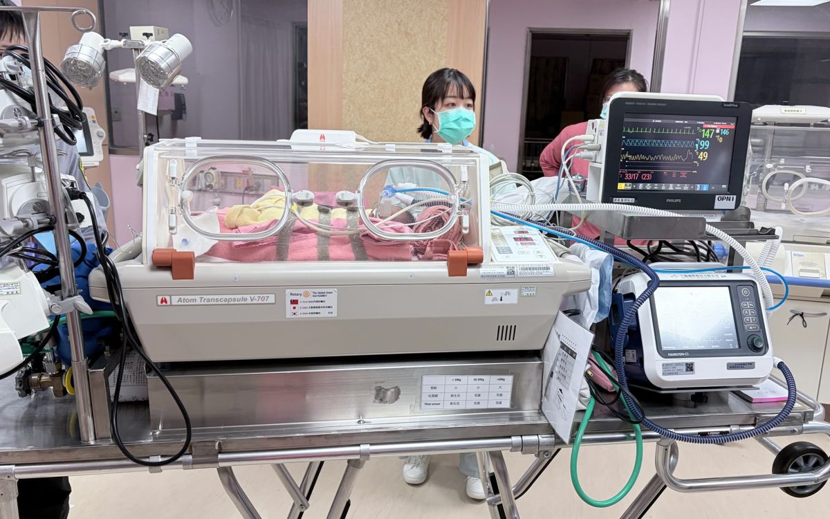 高危妊娠深夜急救　部立臺北醫院團隊搶回1320克新生命