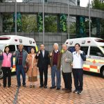 世華總會、優寶營造捐贈高頂救護車　新北救護量能再升級