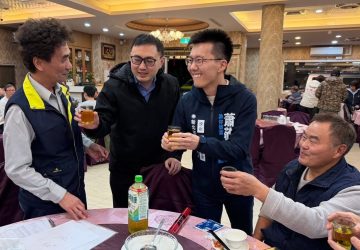 廖先翔助陣　蕭敬嚴新春文宣破圈吸引年輕中間選民