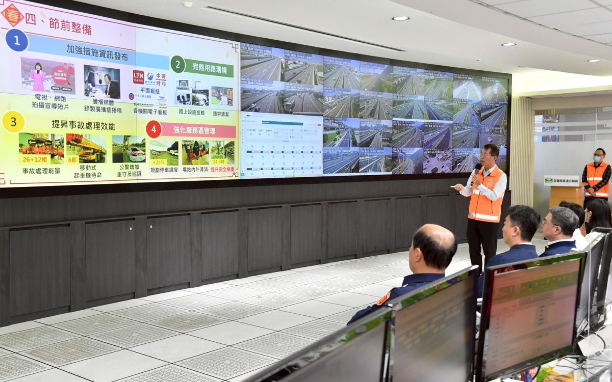 視察春節交通疏運情形　卓榮泰肯定善用ai技術及大數據
