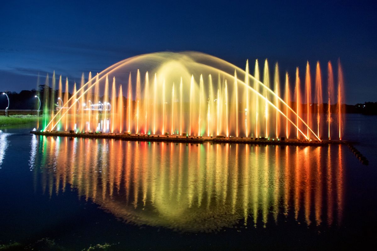 嘉市蘭潭音樂噴泉水位偏低 2/25起暫停演出