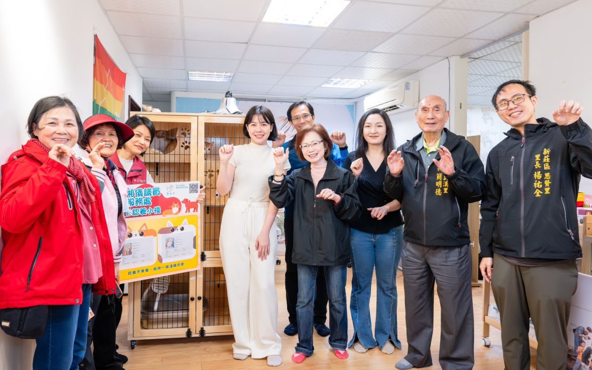 服務處變身認養小棧　貓奴議員戴湘儀推認養不棄養