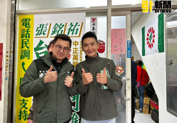 卓冠廷力挺台派戰鬥雞張銘祐　參拜青山宮萬華車隊掃街