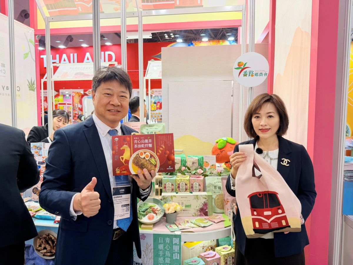2026東京國際食品展　番路鄉農會阿里山青心烏龍茶拉麵受矚目