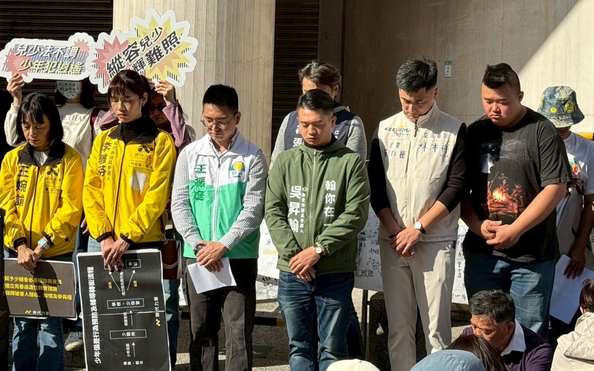 土城割喉案震撼社會　吳昇翰立法院前籲修少事法護校園