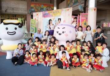 企業愛心送暖校園　市長黃敏惠：落實勤洗手遠離腸病毒