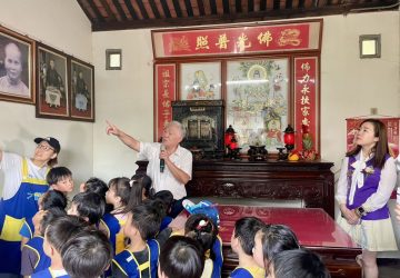 劉美芳辦茉香童行走進古厝　學童探訪百年文化記憶