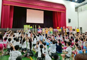 腸病毒「麥」擱來！嘉市攜手麥當勞叔叔宣導正確洗手５步驟