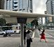 板橋智慧遮陽傘上路　民眾等紅燈不再曝曬