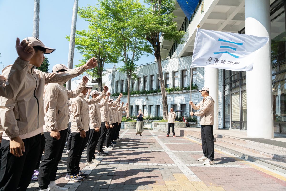 全中運臺東代表隊熱血出征！-饒慶鈴今授旗115年起前3名選手訓練補助金加碼