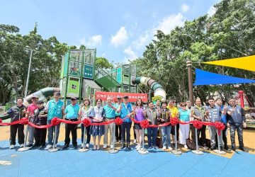 板橋溪北公園新設遊戲場　提升親子遊憩多元性