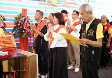 嘉市先天宮五年千歲聖誕千秋　市長黃敏惠參香祈求國泰民安