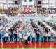 嘉義市府員工康樂運動會熱鬧登場　市長黃敏惠領軍暖身為同仁加油